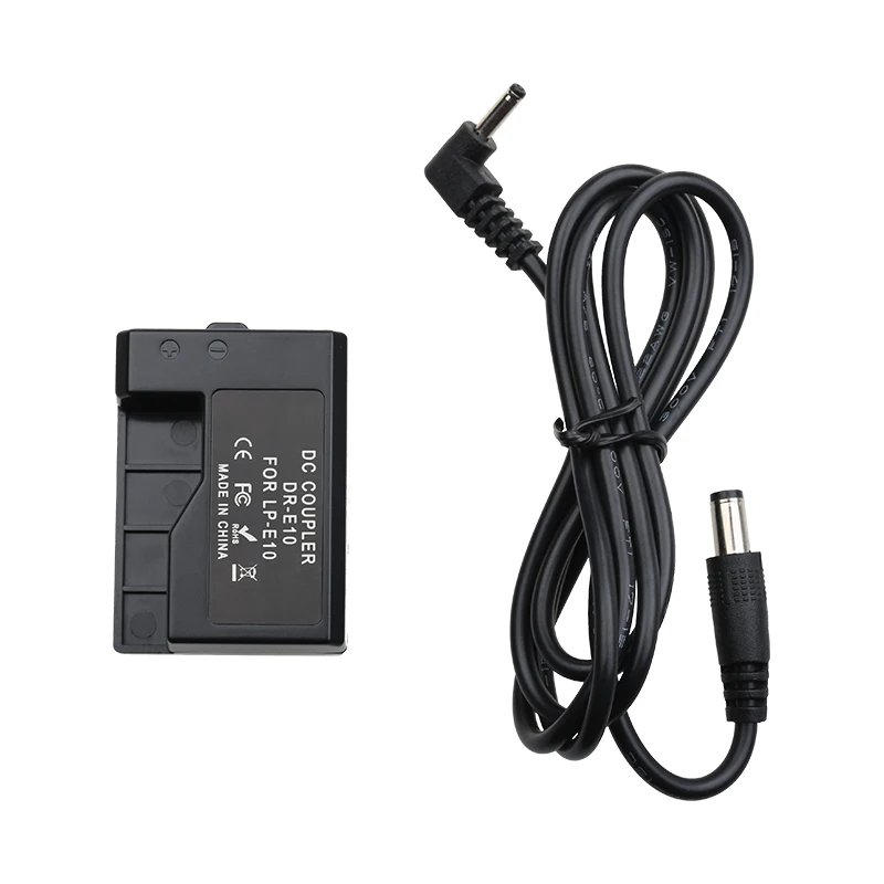 FB LP-E10 Dummy Battery AC Power Adapter Kit for Canon EOS 1100D 1200D 1300D 1500D 2000D 4000D Rebel T3 T5 T6 T7 Camera