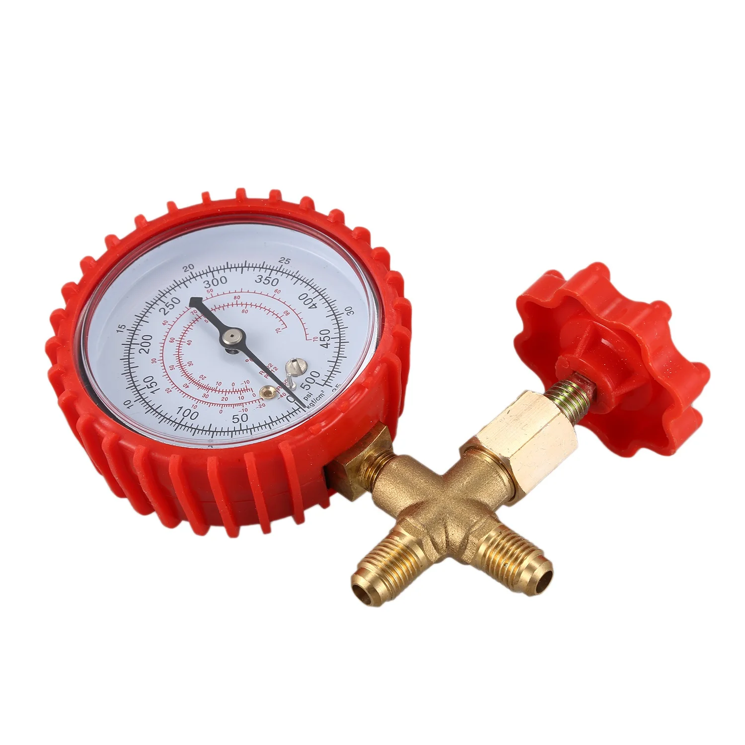 Refrigerant Pressure Gauge Air Conditioning Recharge Pressure Gauges Manifold Gauge Manometer Valve for R12 R502 R22 R410 R134A