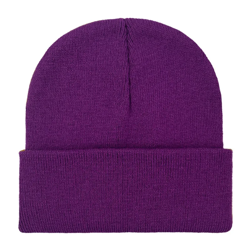 Angepasst Gedruckt Logo Männer Warm Halten Bördeln Kalte Hüte Frauen Outdoor-Mode Vielseitig Einfarbig Einfache Gestrickte Kappen – Detail 36