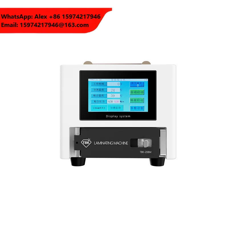 TBK 208M 3 1 Vacuum OCA Lamination Defoaming Bubble Remover Machine Repair LCD Screen For IPhone Samsung Curved 220V PLC Core