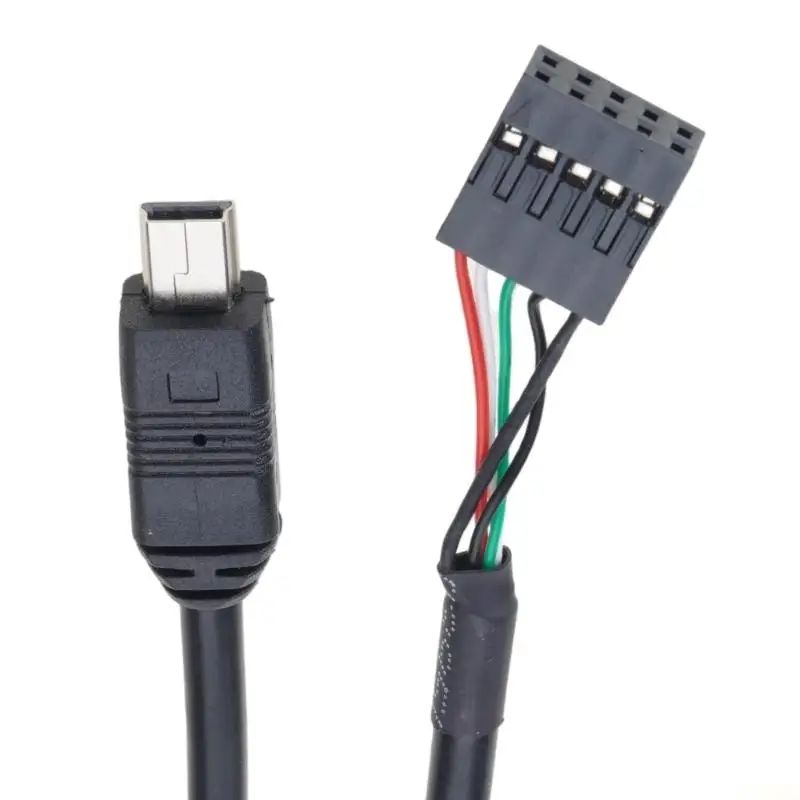 B03F 50CM USB 2.0 Mini 5Pin Male to 9Pin Female Extension Cable Professional Motherboard Header Adapter Cord for Electronics