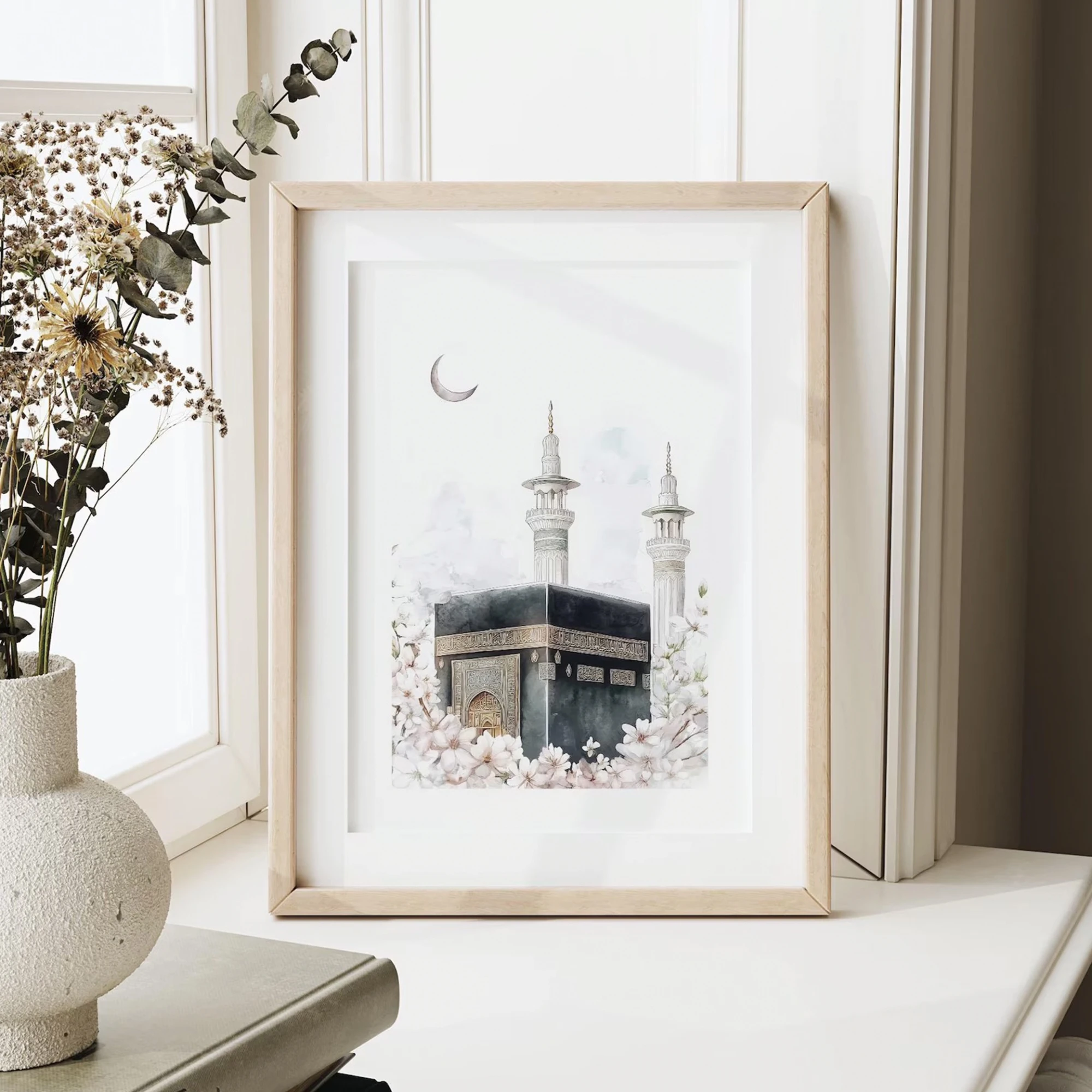 Moderne Muslimische Islamische Kaaba Ramadan Wandkunst Leinwanddruck Poster Bild für Wohnzimmer, Schlafzimmer Heim-Dekoration