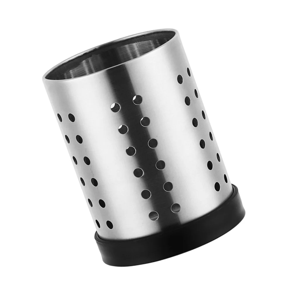

Sleek Stylish Utensil Holder Chopstick Rack Organizer Easy Clean Kitchen Storage Stainless Steel Cook Tool