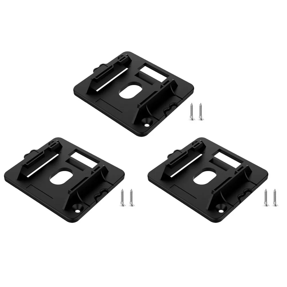 WFor for all Mounted For Battery Rack for Bosch Power Tool Batteries 14.4V 18V 36V Plastic Storage Tool Holder Black 108.6x95mm