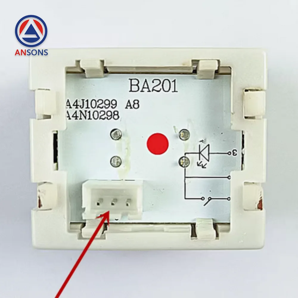 BA201 A4J10299 A6 A4N10298 S**R Elevator Push Button Square Ansons Elevator Spare Parts