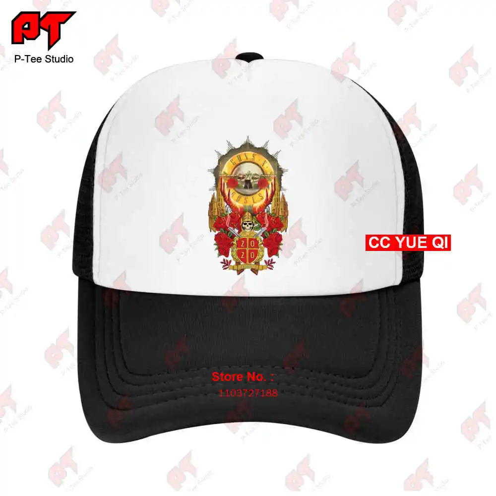 Guns N Roses Date Tour 2022 gorra de béisbol, gorra de camión, 57GM