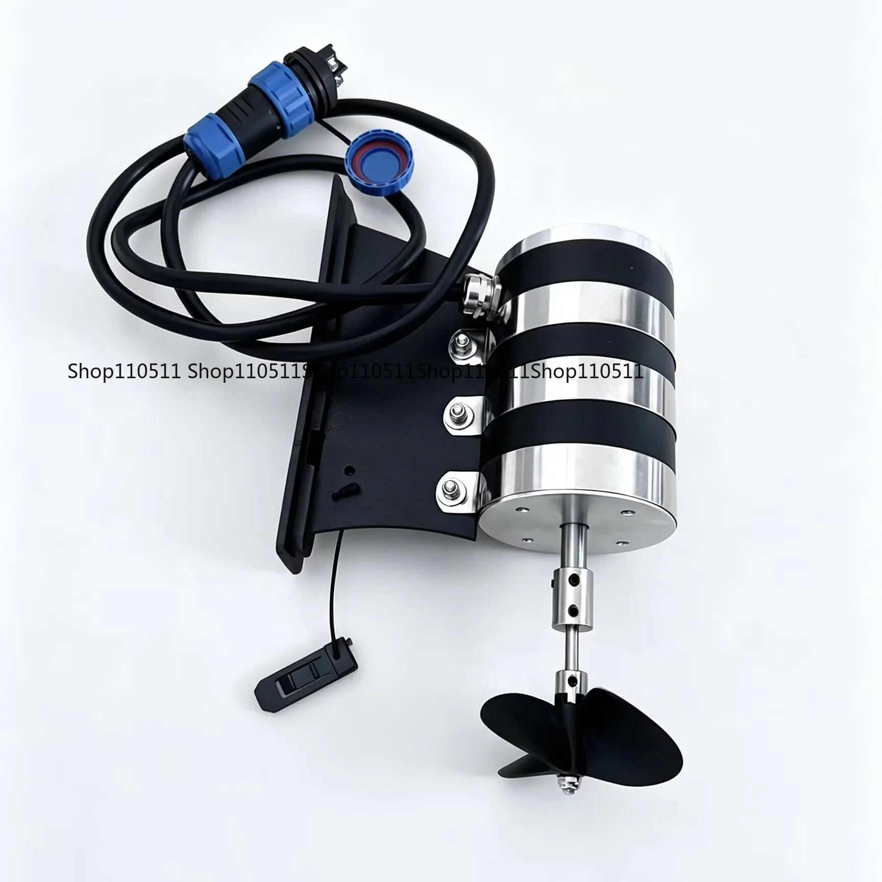 12V-24V waterproof motor, underwater thruster, spiral, pulp plate, kayak, booster, brushed 2 wires