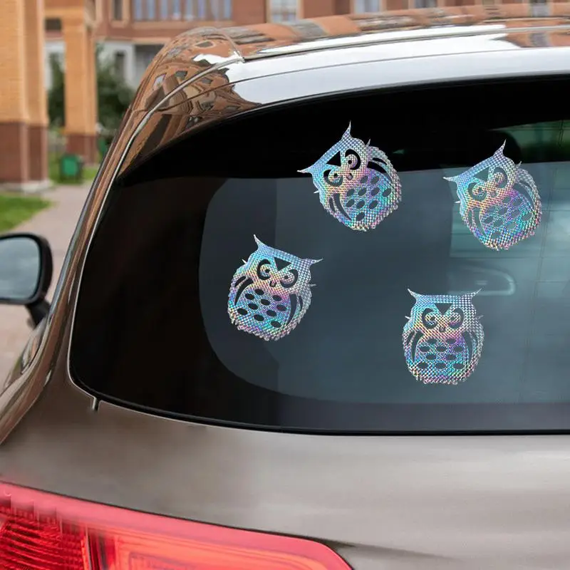 ملصق طارد للطيور الدائرية ، شكل بومة ، عاكس ، شريط رادع ، تخيف ، حمام ، جهاز نقار الخشب ، تعليق