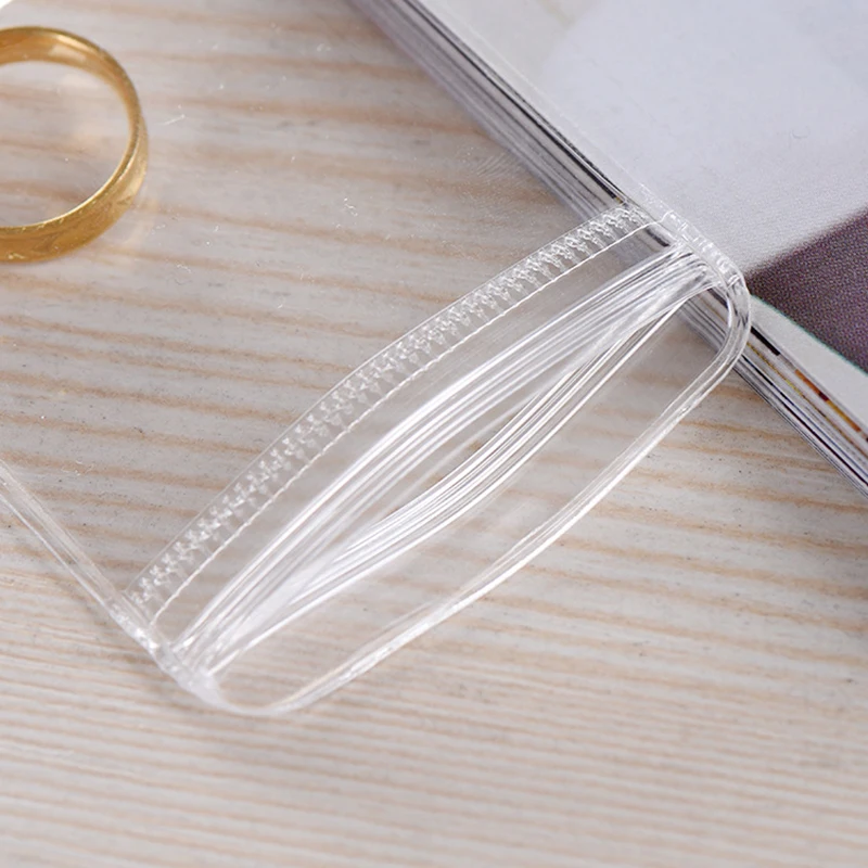 20Pcs Transparent PVC Jewelry Pouches Bags Anti-Oxidation Zip Lock Storage Bag for Earring Necklace Bracelet Display Packaging