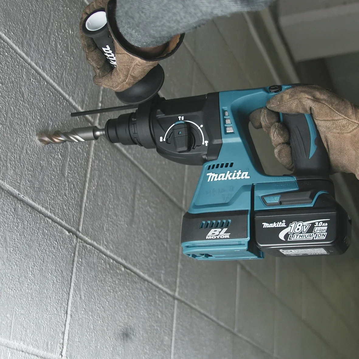 Makita DHR242Z LXT Brushless Cordless 24MM Rotary Hammer 18V Lithium Power Tools Hammer Impact Drill 4700IPM SDS PLUS