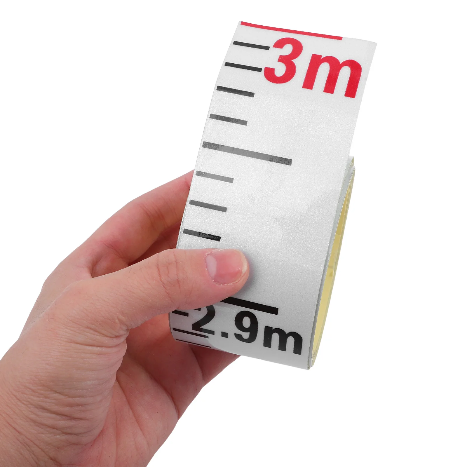 

Waterproof Self-Adhesive Reflective Liquid Level Gauge Sticker 5cmx3m Accurate Water Depth Meter for Tanks Pools Aquariums