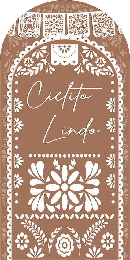 Mehofond مخصص 2-الجانب المكسيكي Cielito Lindo حفلة عيد ميلاد استحمام الطفل يغطي كيارا قوس خلفية ديكور خلفية