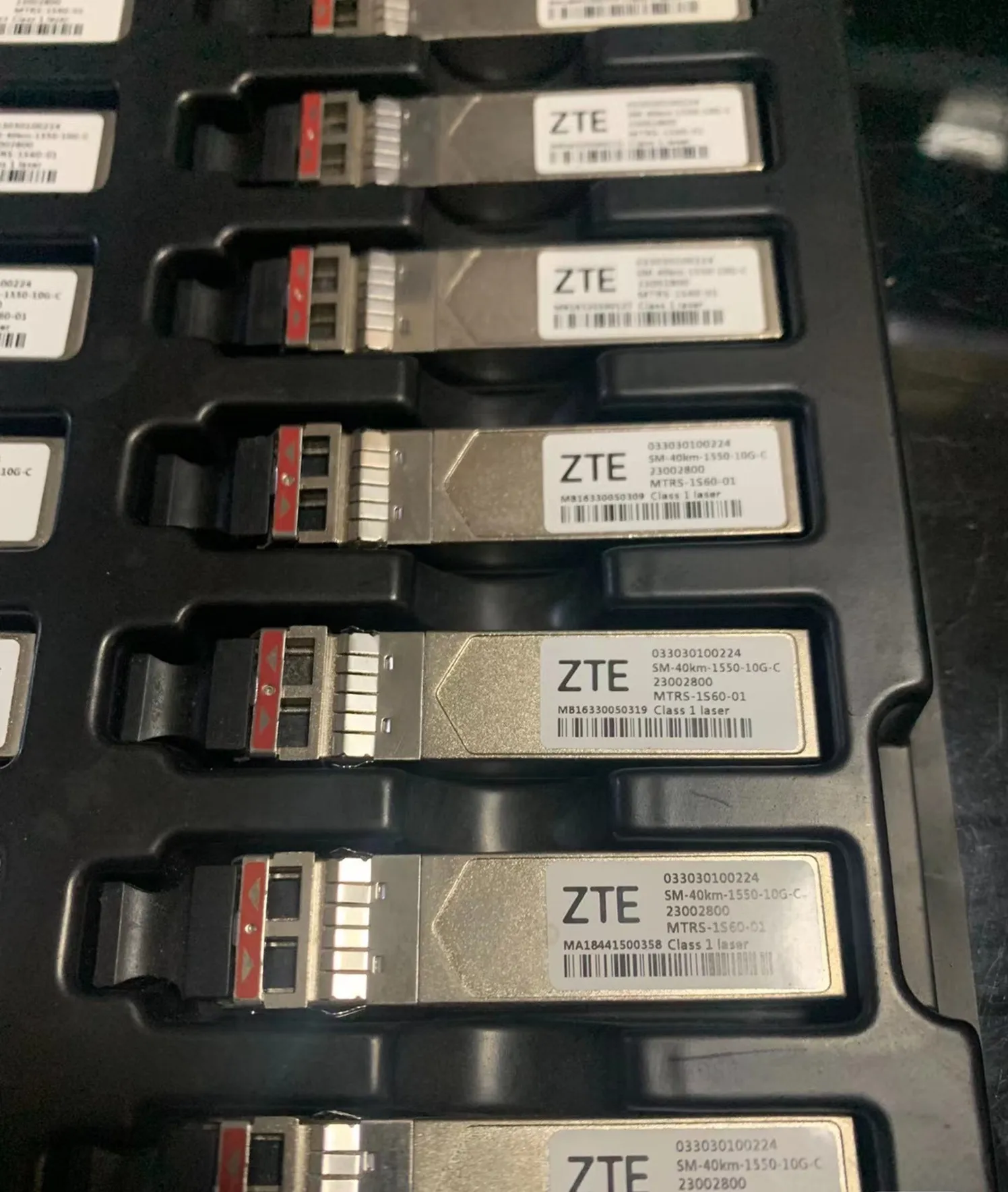 1PCS ZTE 10G 40KM SFP Fiber optical module 033030100224 23002800 SM-40KM-1550-10G-C MTRS-1S60-01 40KM SFP fiber transceiver