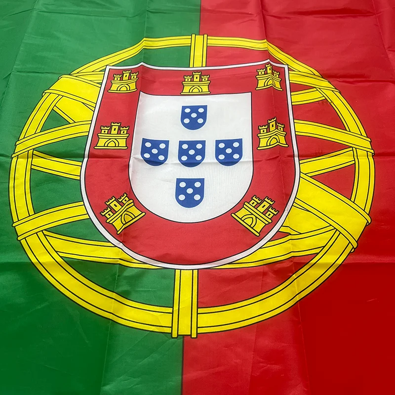 YI XIN Flagportugal Flag 3ftx5ft 90x150cm Hanging portugal Flag Polyester standard Flag Banner indoor outdoor home decoration