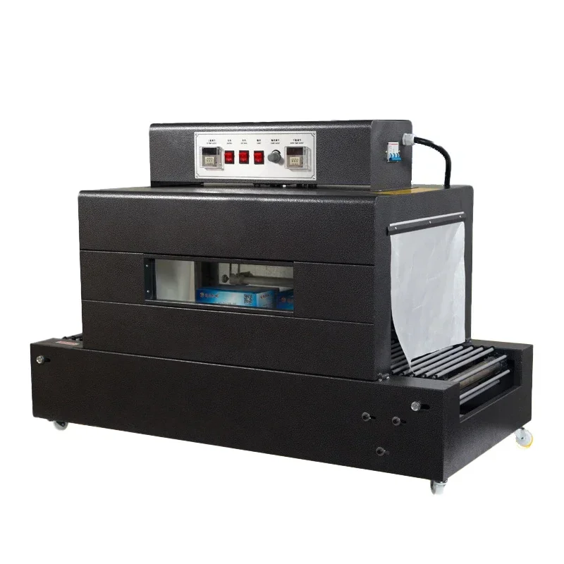 Automatic Heat Shrink Film Packaging Machine with Chain Conveyor Belt Upper & Lower Temperature Control Plastic Sealing Machine