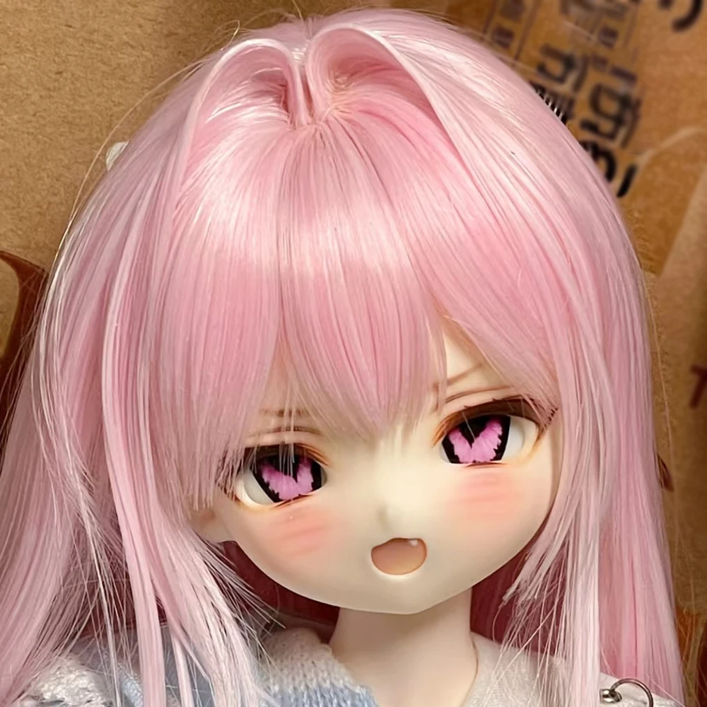 Novo 1/4 bjd boneca anime cabeça sem maquiagem material de resina acessórios boneca menina cabeça brinquedos presentes