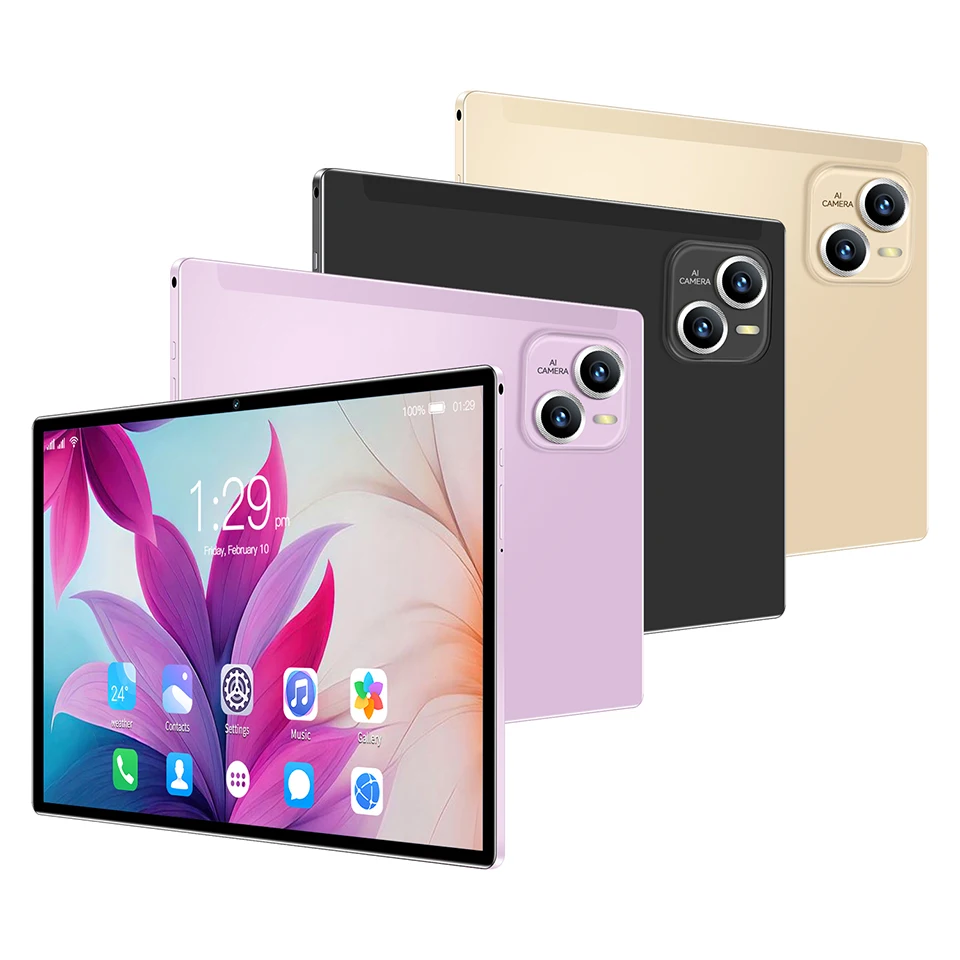 オリジナルの12.0インチAndroid9.0タブレット,子供向け学習用,デュアルシム,Bluetoothキーボード,6GB,10.1 GB