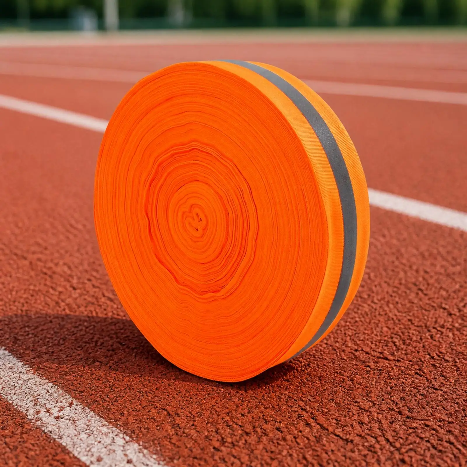 100-Meter Athletics Track Boundary Marking Tape Compact Storage Synthetic Sports Marking Tape Highly Visible