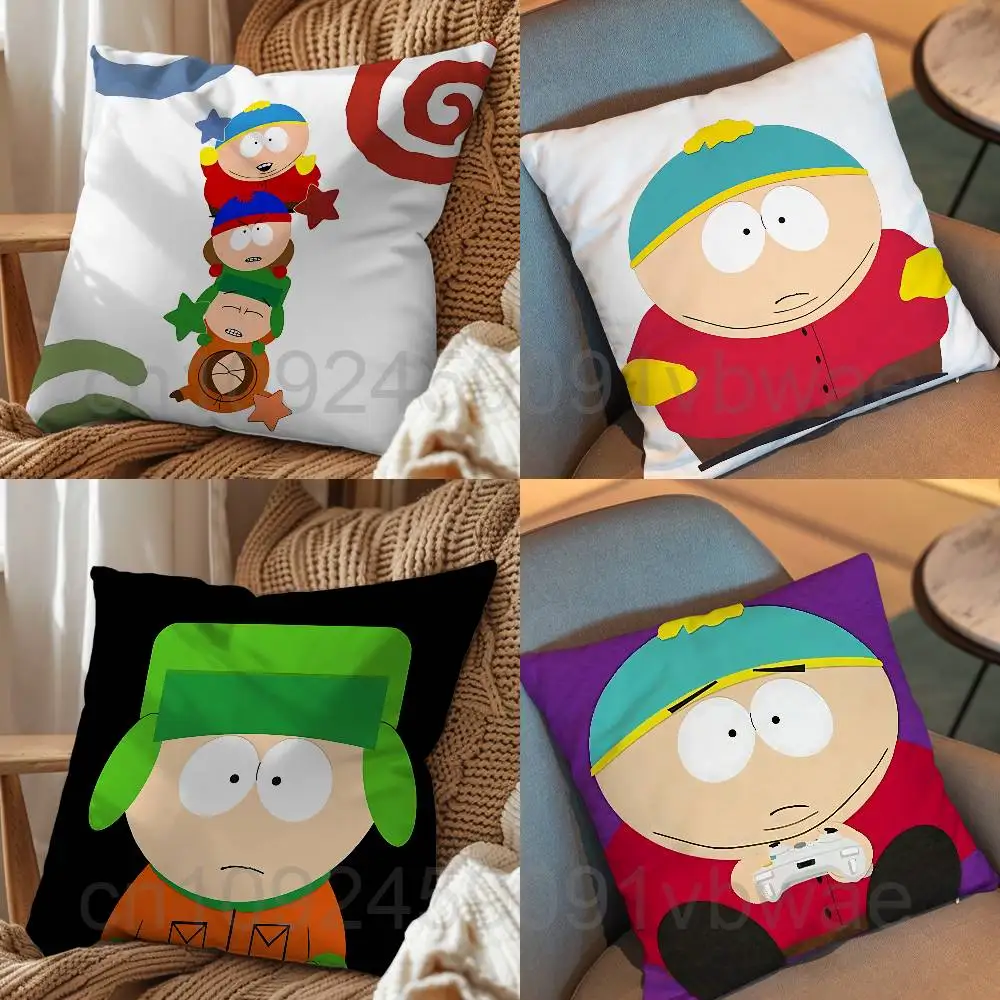 

Round head brain South Park Print Throw Pillow Cover Square Cushion Case for Living Room Bedroom Decor