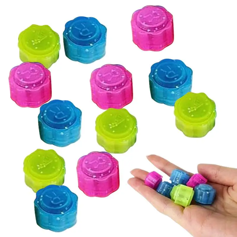 Korean Traditional Play Game Gonggi Jack Stone Pebbles Set Round Case Play Party Game Desktop Gonggi Game 12pcs Toys Sets