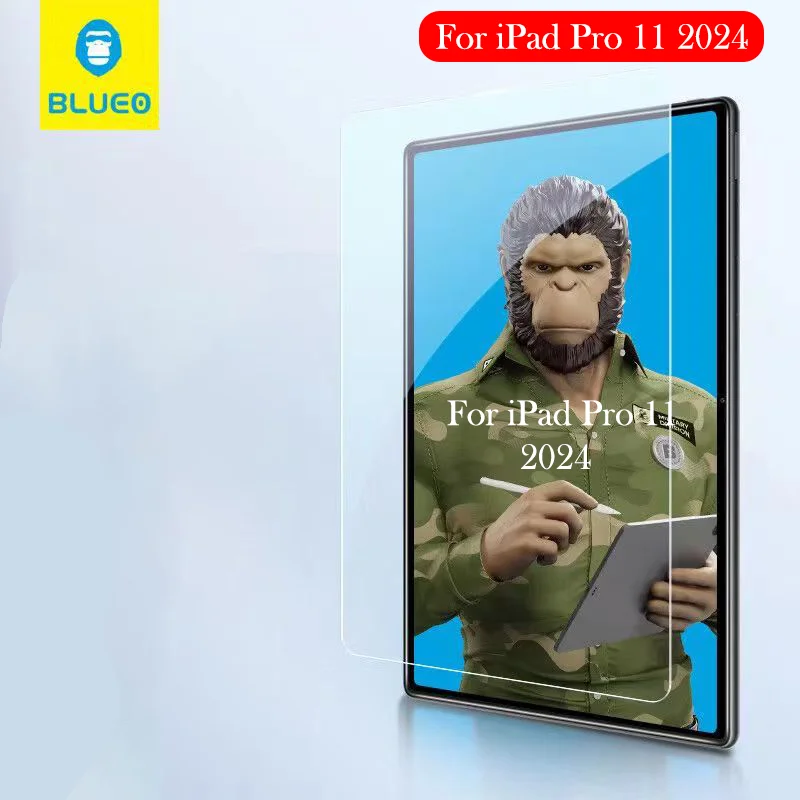 

Закаленное стекло Blueo для iPad Pro 11 2024, Защита экрана для iPad Pro 11