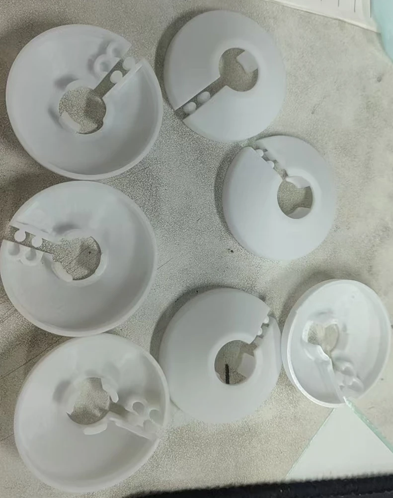 Snap-on Pipe Decorative Cover Round Wall Escutcheon for Heating Radiator PVC Water Tap Gas Pipe Hole Conceal Trim Cover