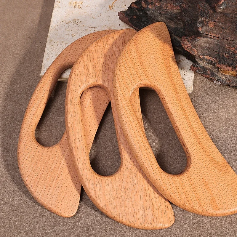 Ferramenta de madeira gua sha raspador de massagem manual para anti celulite emagrecimento guasha placa de massagem corpo gua sha paddle terapia ferramentas