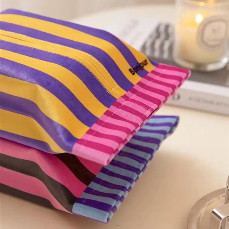Memphis Rhapsody Luxury Tissue Box Bathroom Toilet Paper Holder Vintage Living Room Car Organizer Decorative Napkin Dispenser view 6