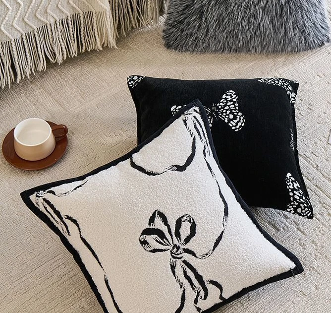 New Modern Case Cushion Light Luxury Sofa Living Room Bay Window Back Pillow Nordic Throw Pillow