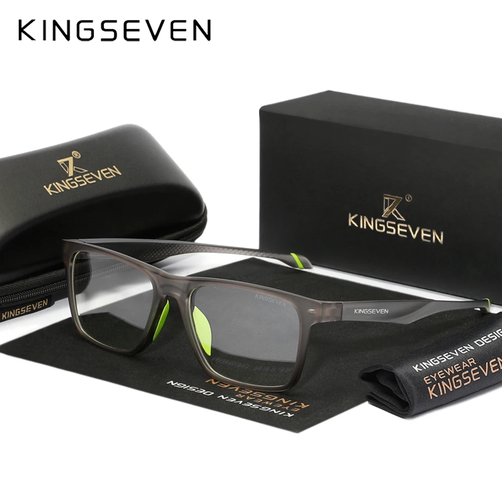 KINGSEVEN Men Women's Anti Blue Light Glasses PC Frame No Degrees Daliy Phone Computer Glasses Blue Ray Blocking