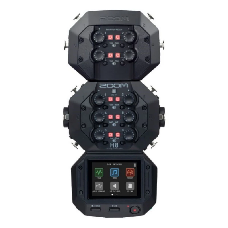 ZOOM EXH-8 H8 recorder dedicated expansion interface XLR microphone interface 4-way input expansion port