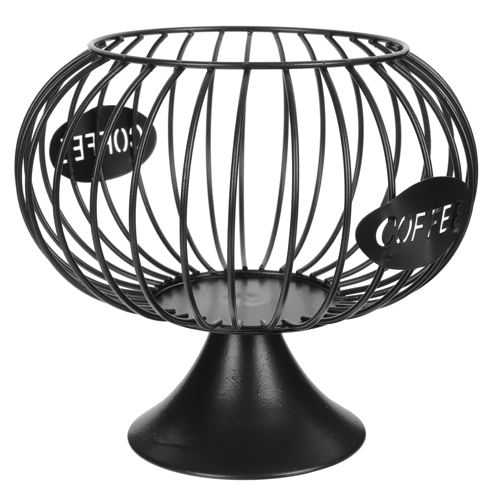 

1Pcs Coffee Capsules Storage Basket Iron Organizer Large Fence Base Suitable for Snacks Fruits Storage