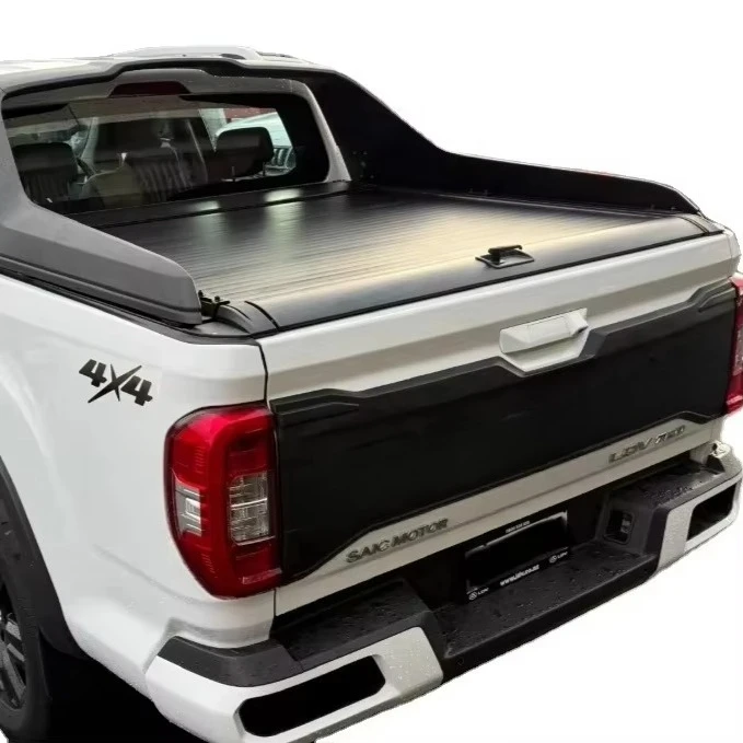 

Factory Price Aluminum Alloy Manual/Electric Roll-Up Locking Truck Accessories SIERRA Tonneau Cover for Waterproof Tailbox