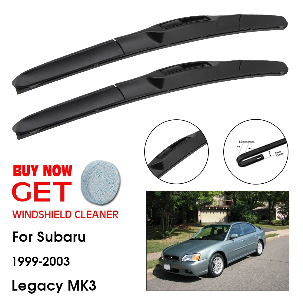 

Car Wiper Blade For Subaru Legacy MK3 22"+20" 1999-2003 Front Window Washer Windscreen Windshield Wipers Blades Accessories