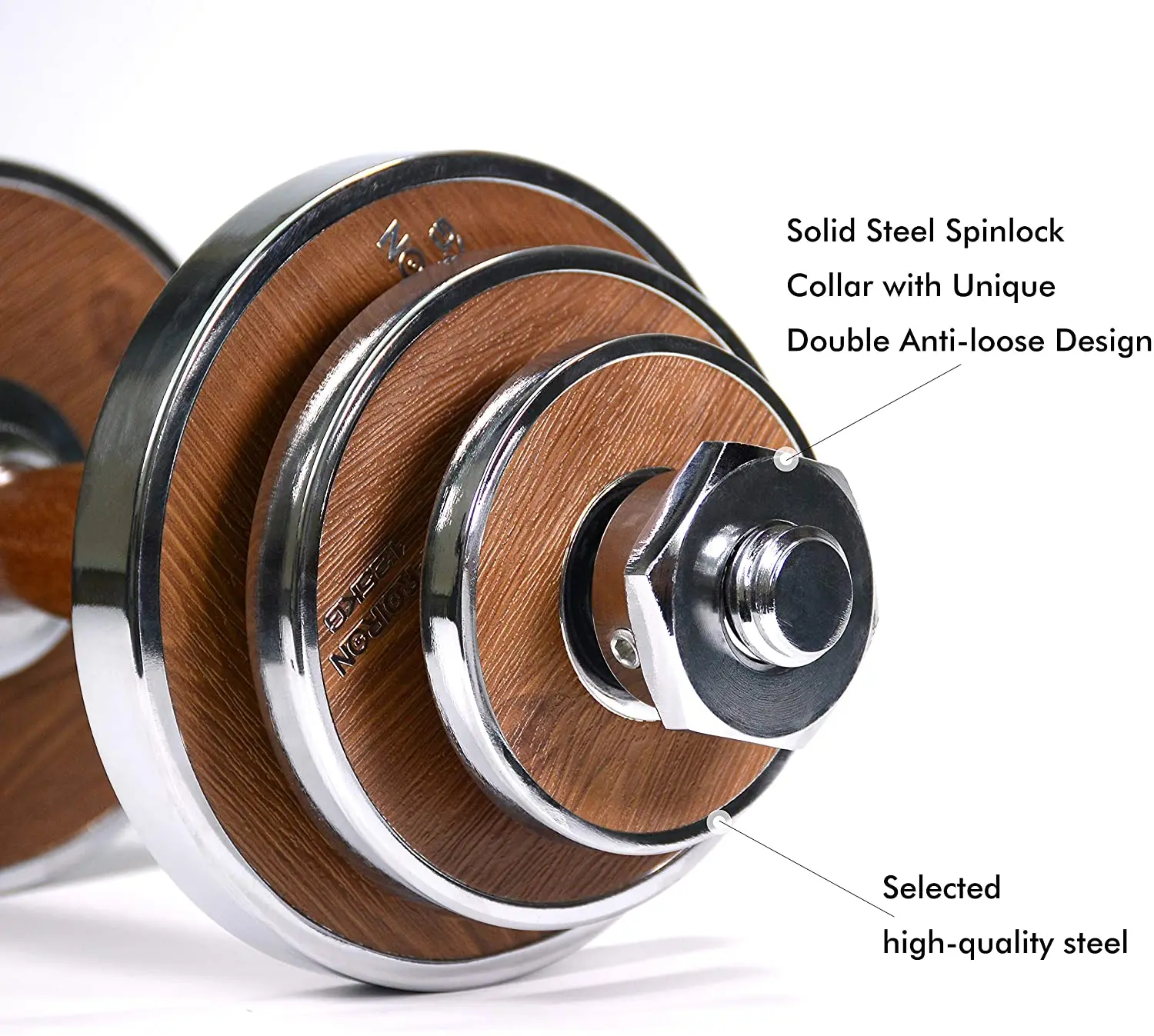 20 كجم رفع الأثقال الدمبل انفصال للتغيير الدمبل قابل للتعديل زوج الجوز الصلب الدمبل مجموعة قابل للتعديل 20 كجم