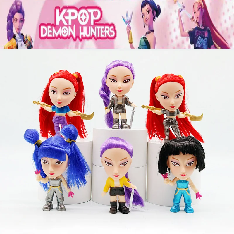 

ГОРЯЧАЯ Kpop Охотники на демонов, экшн-фигурка, игрушка Дерпи, тигр Руми Мира, зуи, киска, фигурка куклы для фанатов, рождественские подарки ﻿