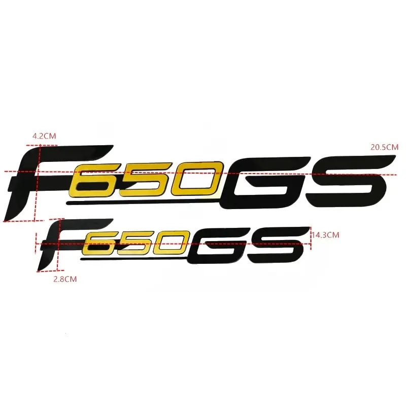 Motorcycle Dirt Bike Sticker Emblems For BMW F650GS F650 GS F650 Fuel Tank Sticker Decoration