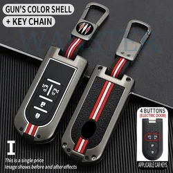 Metal Car Key Cover Fob Case Shell for Toyota ROOMY Tank Passo Roomie for Daihatsu LA600S LA610S LA150S Canvas Tanto Move 2015