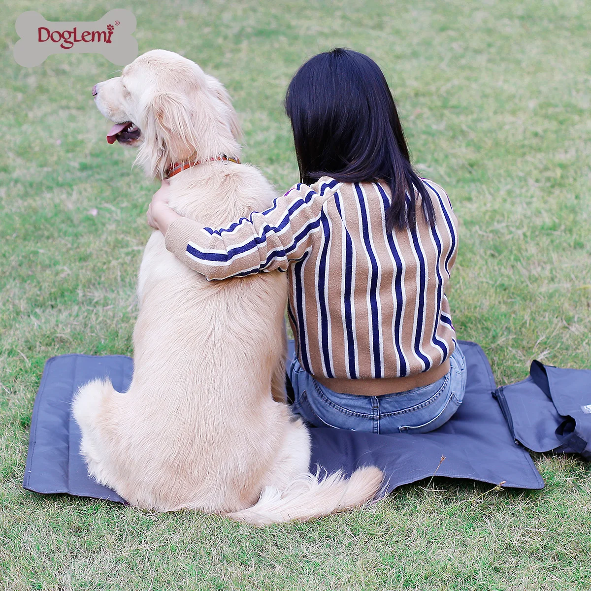 Portable Dog Mat Foldable Waterproof Anti Slip Pet Bed Absorbent Environment Protect Diaper Mat Outdoor Dog Seat Cover Blanket