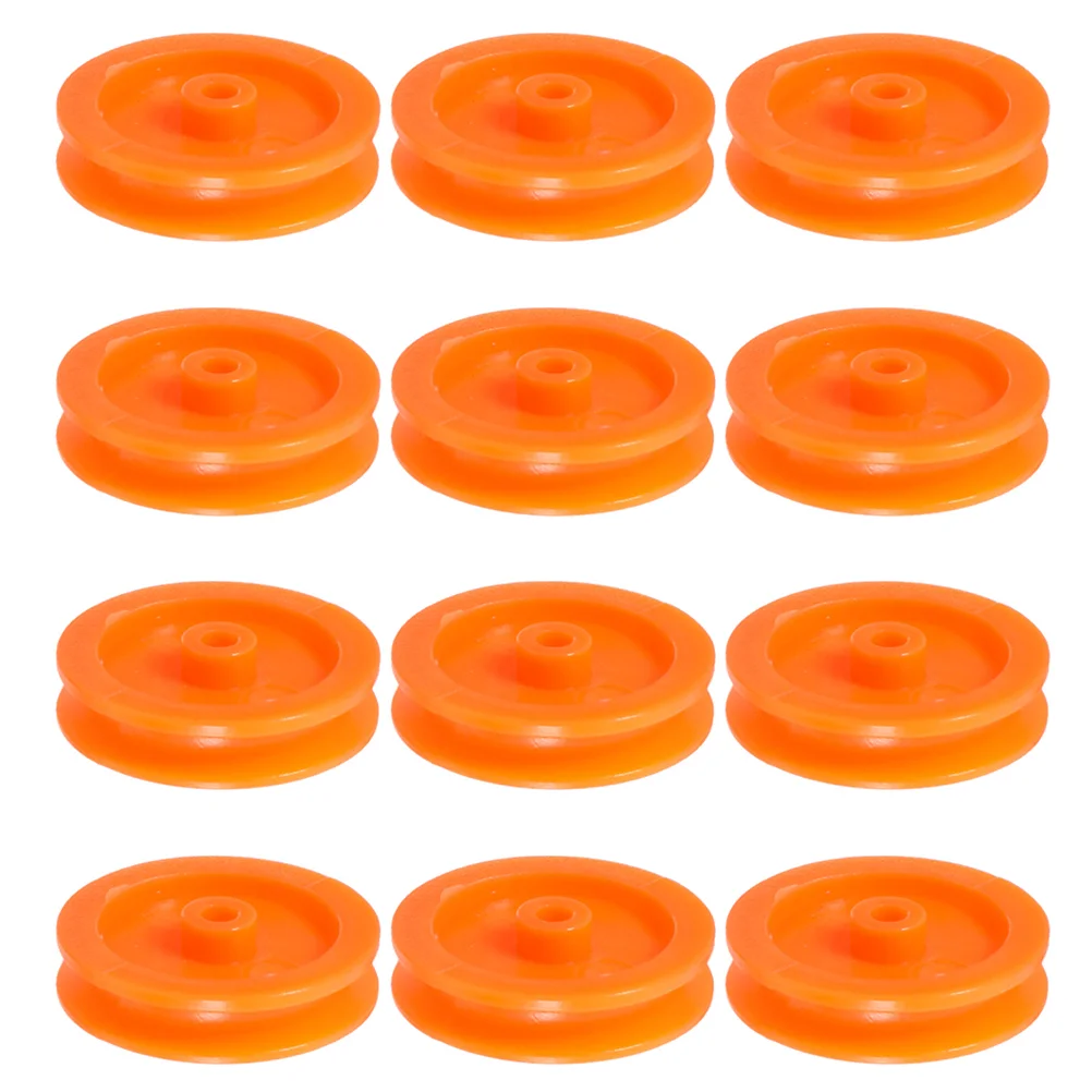 

50 Pcs Plastic Pulley Round Adapter Toy Car Modification Accessories Small Manual Transmission Drive Mini DIY Rc