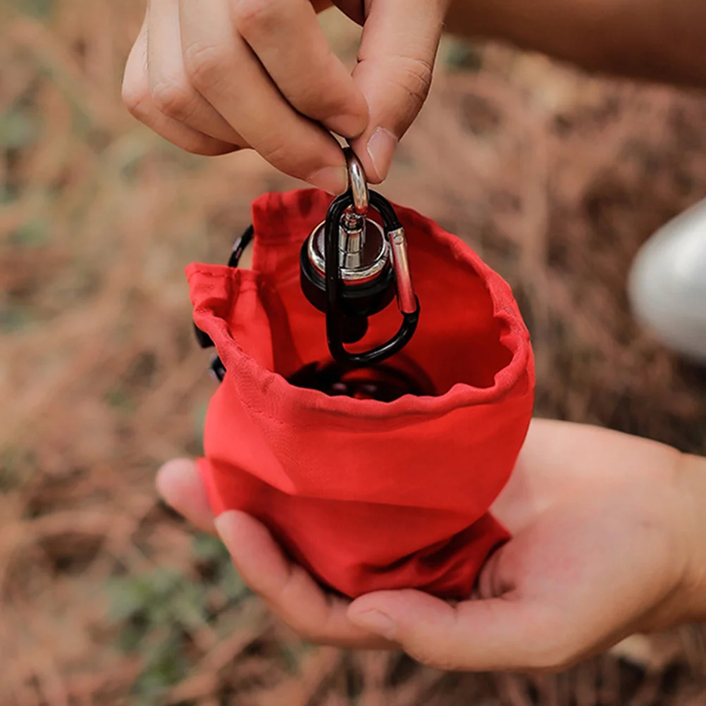 

4Pcs Outdoor Storage Drawstring Bags Multipurpose Lightweight Organizer for Camping Travel Small Items Cosmetics Jewelry