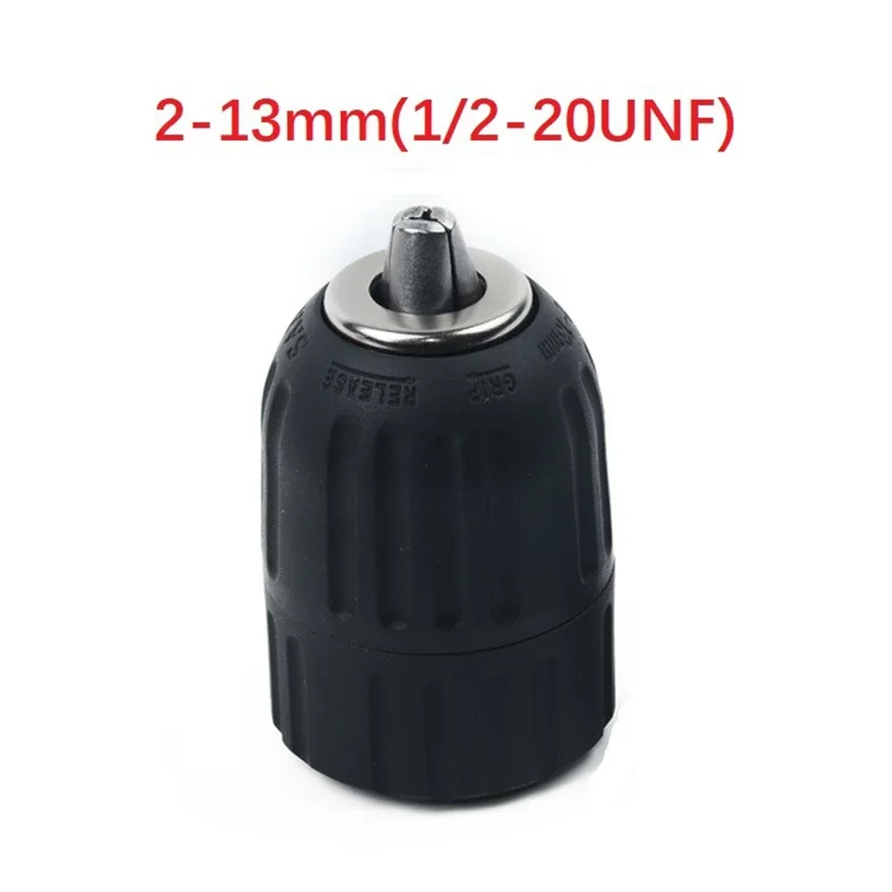 2-13mm Keyless Drill Chuck 1/2-20UNF Thread Drill Bit Chuck Adapter Quick Change Converter For Electric Drill Cordless Hammer