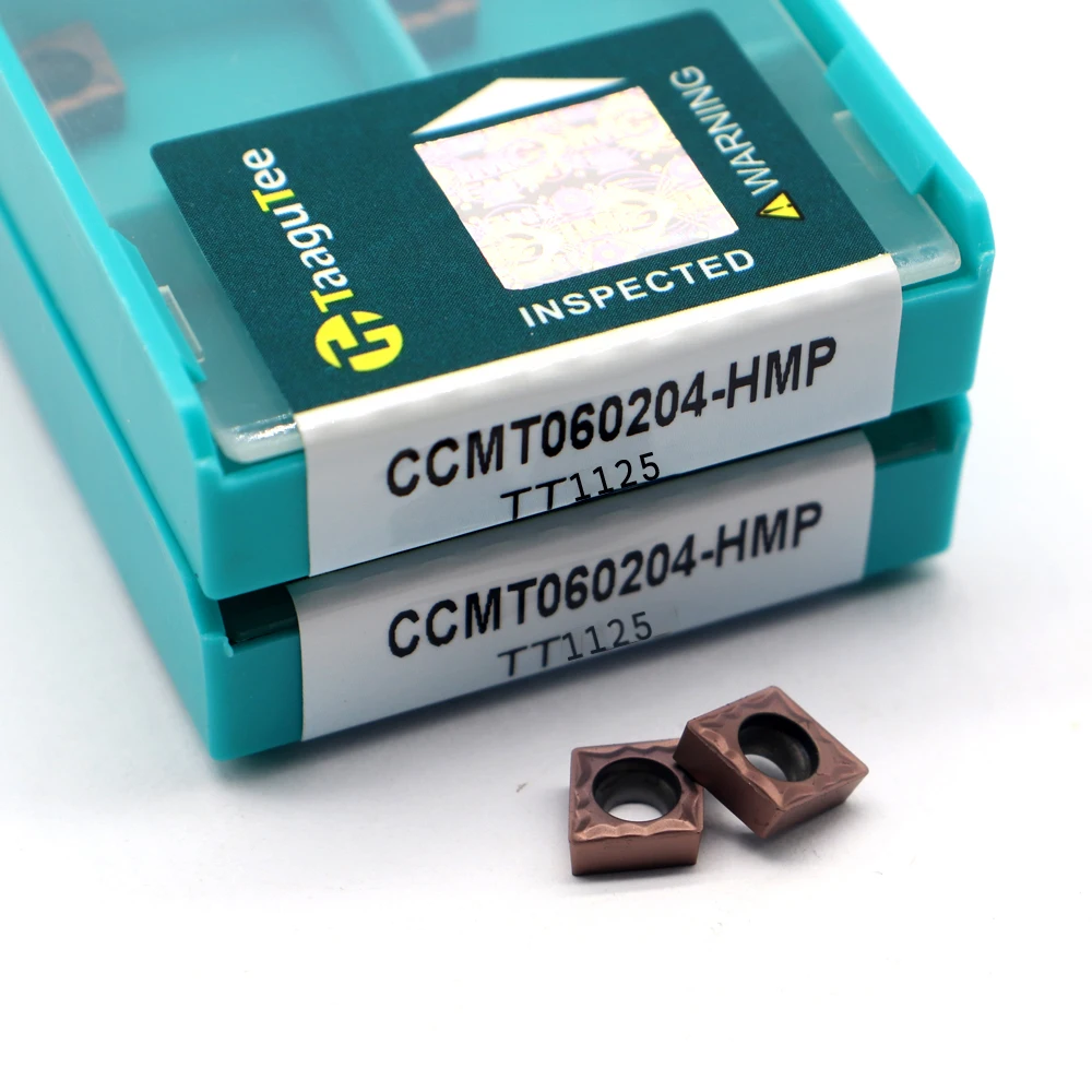 Imagem -05 - Hmp Tt1125 Carbide Lâmina Ccmt 060204 Ferramenta de Torneamento Interno Ferramentas de Metal para Aço Inoxidável Alta Qualidade Ccmt060204