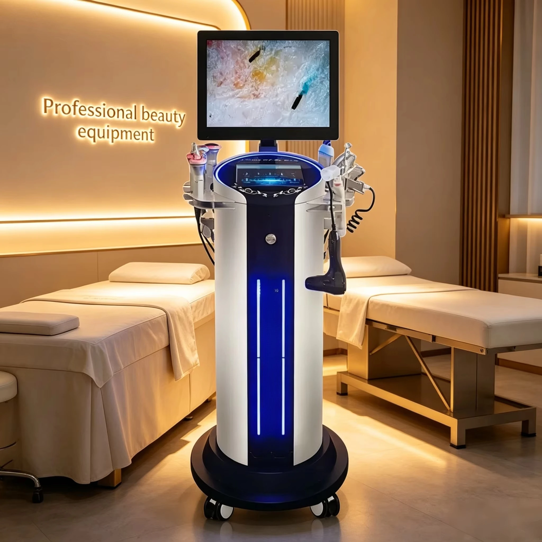 2026 New 10 in 1 Facial Machine Salon Spa   Care Device Deep Cleansing Rejuvenation Blackhead Removal Anti Aging Tool