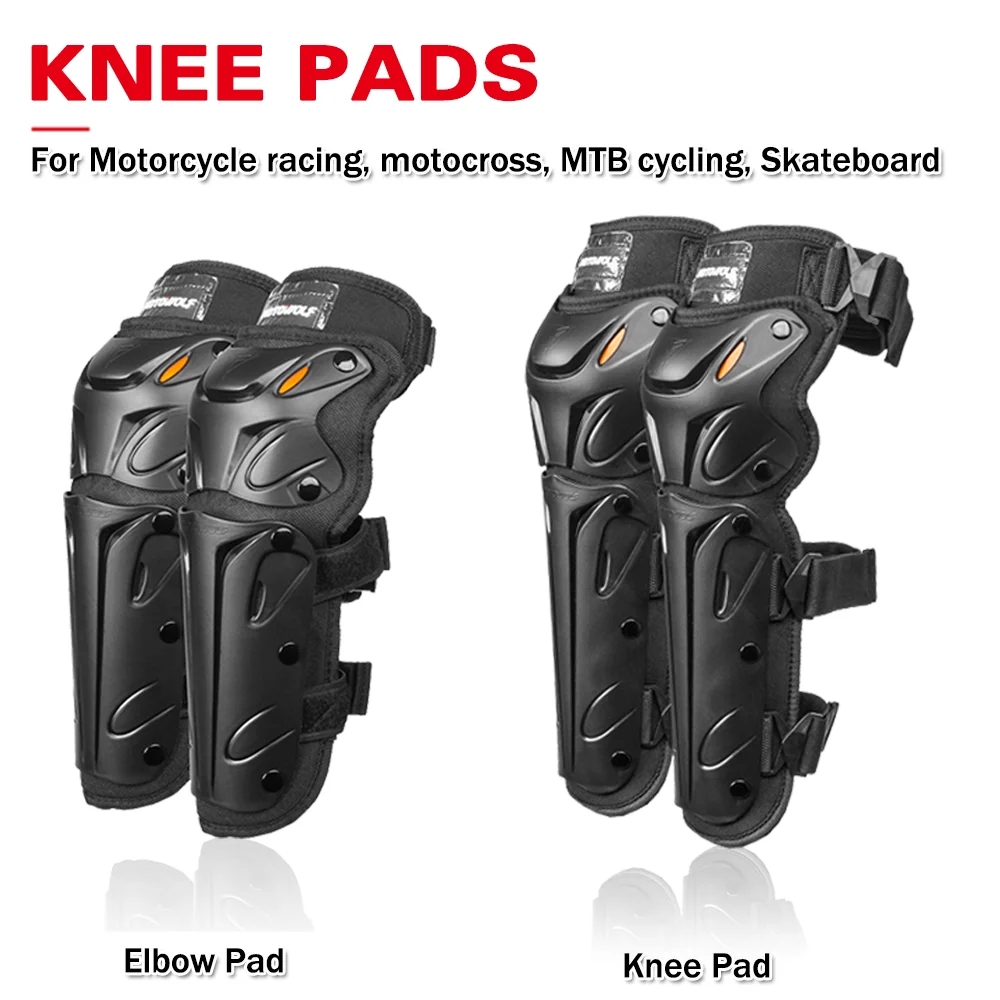 

Motorcycle Knee Pad Elbow Protector Universal Cycling Knee Protection Pads Motocross Protective Equipment For Highway Riding