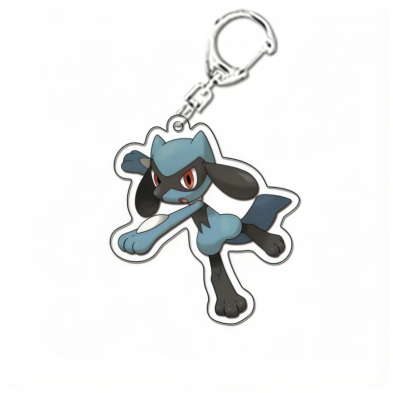 Keychain Magneton Slowbro Galarian Ponyta Rapidash Machoke Anime Game Fan Gift Recycled Acrylic Backpack Pendant Decoration Rare view 5