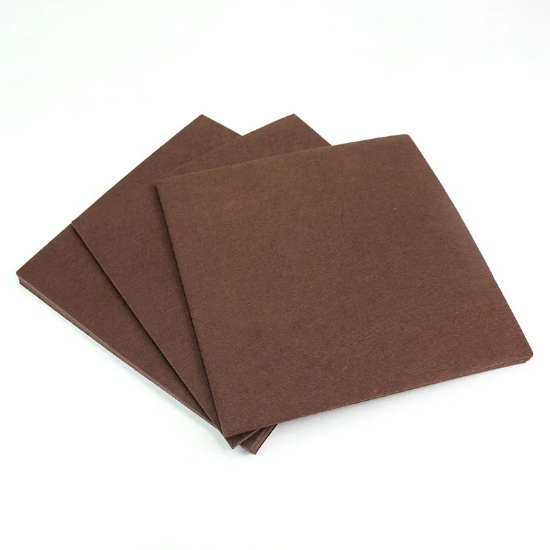 Non-woven Felt Dark Brown Pure Color Cloth Felts Sheet 30X30CM Handmade Sewing Felt Craft Manual Work DIY Home Decorations