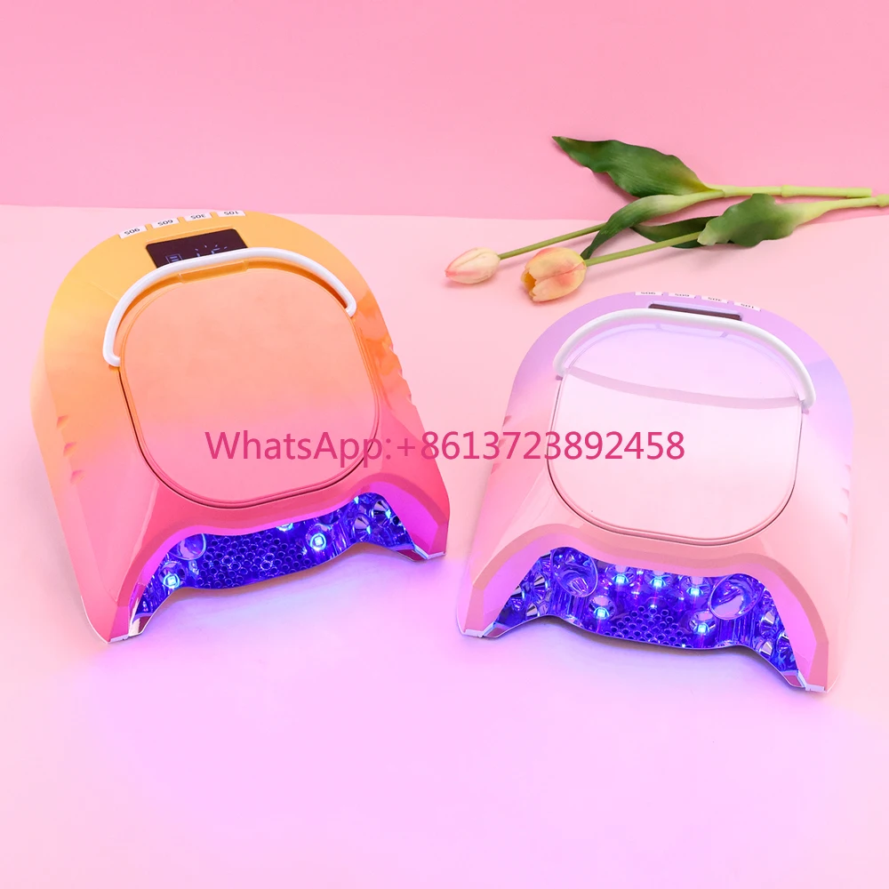 

Wholesale Built-in Battery Durable Dual Curing Acrylic LED UV Nail Lamp Nail Dryer with Portable Handle for Nail Salon Spa