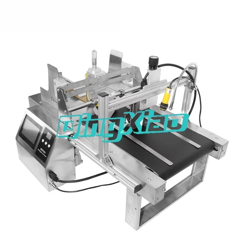 12.7mm Print Height Inkjet Printer Multi Language System For Plastic Bags Carton Box High Efficiency Coding Small Desktop Feeder