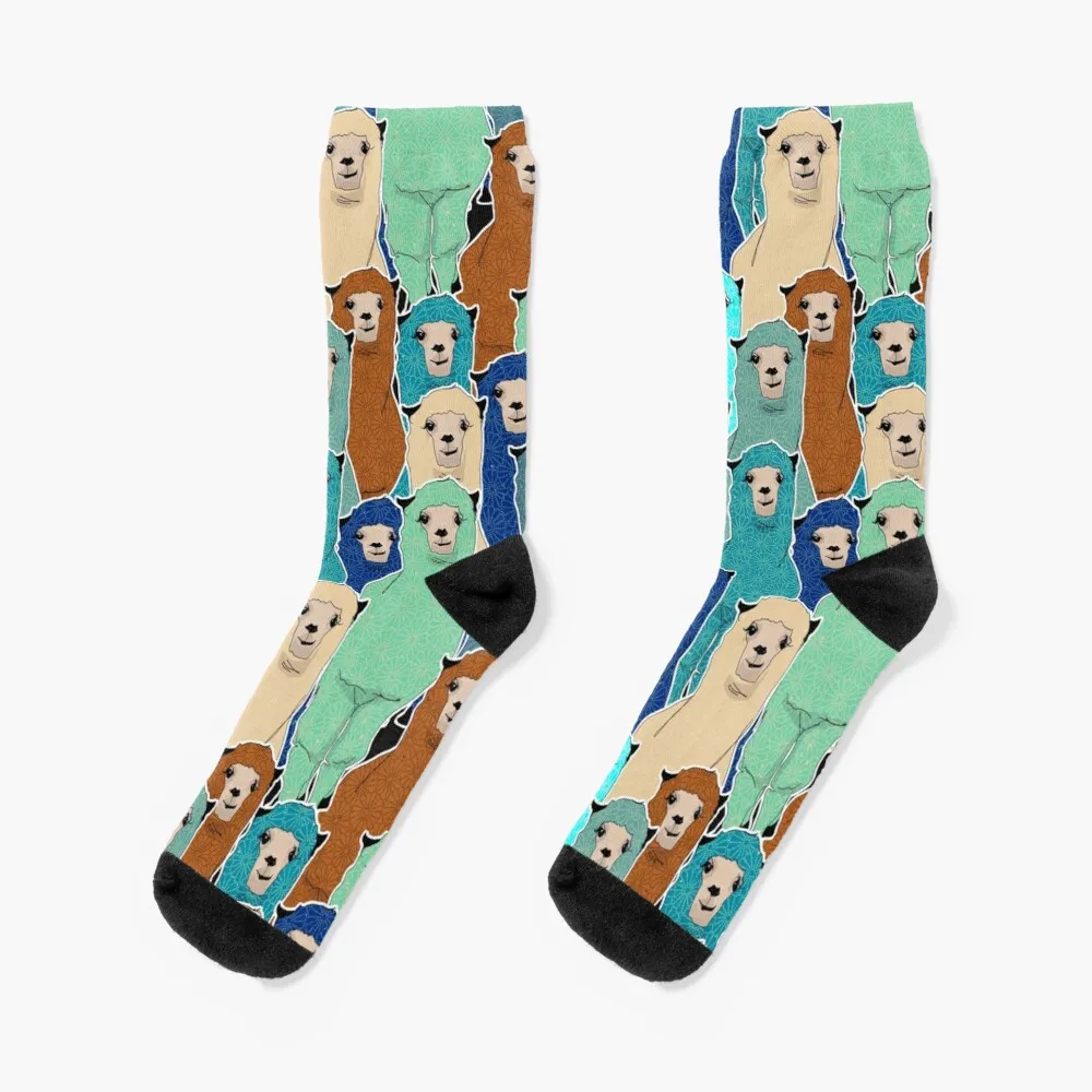 

Alpaca Pack (Merry Band Of Alpacas) Socks Sports Socks For Men Compression Socks Women Women'S Funny Socks